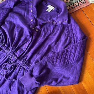 Vintage 80’s Purple Jumpsuit